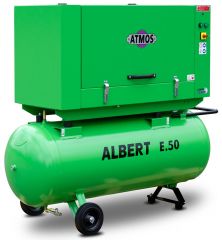 Винтовой компрессор Atmos Albert E 50 с ресивером и осушителем