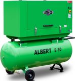 Винтовой компрессор Atmos Albert E 50 с ресивером и осушителем