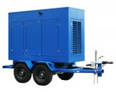 ТСС ЭД-30-Т400-2РПМ1 в погодозащитном кожухе на прицепе с АВР