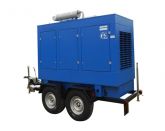 ССМ ЭД-120-Т400-2РКМ2 (Marelli) в шумозащитном кожухе на шасси с АВР