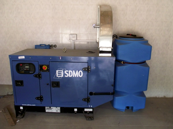 Доставка и монтаж дизельного генератора SDMO T9KM в кожухе